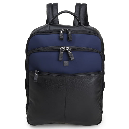 Men's Black Leather Backpack – CNS M103