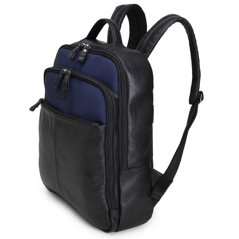 Men's Black Leather Backpack – CNS M103