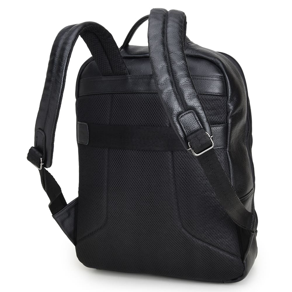 Men's Black Leather Backpack – CNS M103