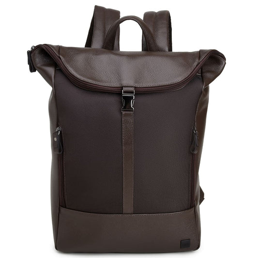 Men's Coffee Leather Backpack – CNS M107