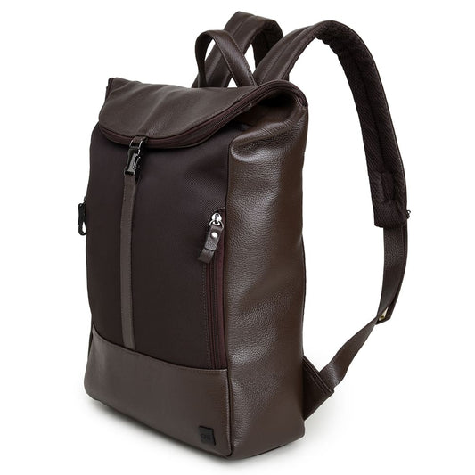 Men's Coffee Leather Backpack – CNS M107