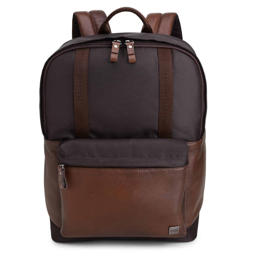 Men's Coffee Leather Backpack – CNS 103A