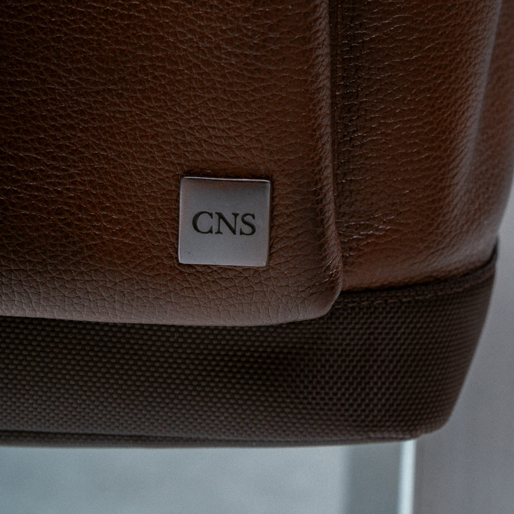 Men's Coffee Leather Backpack – CNS 103A